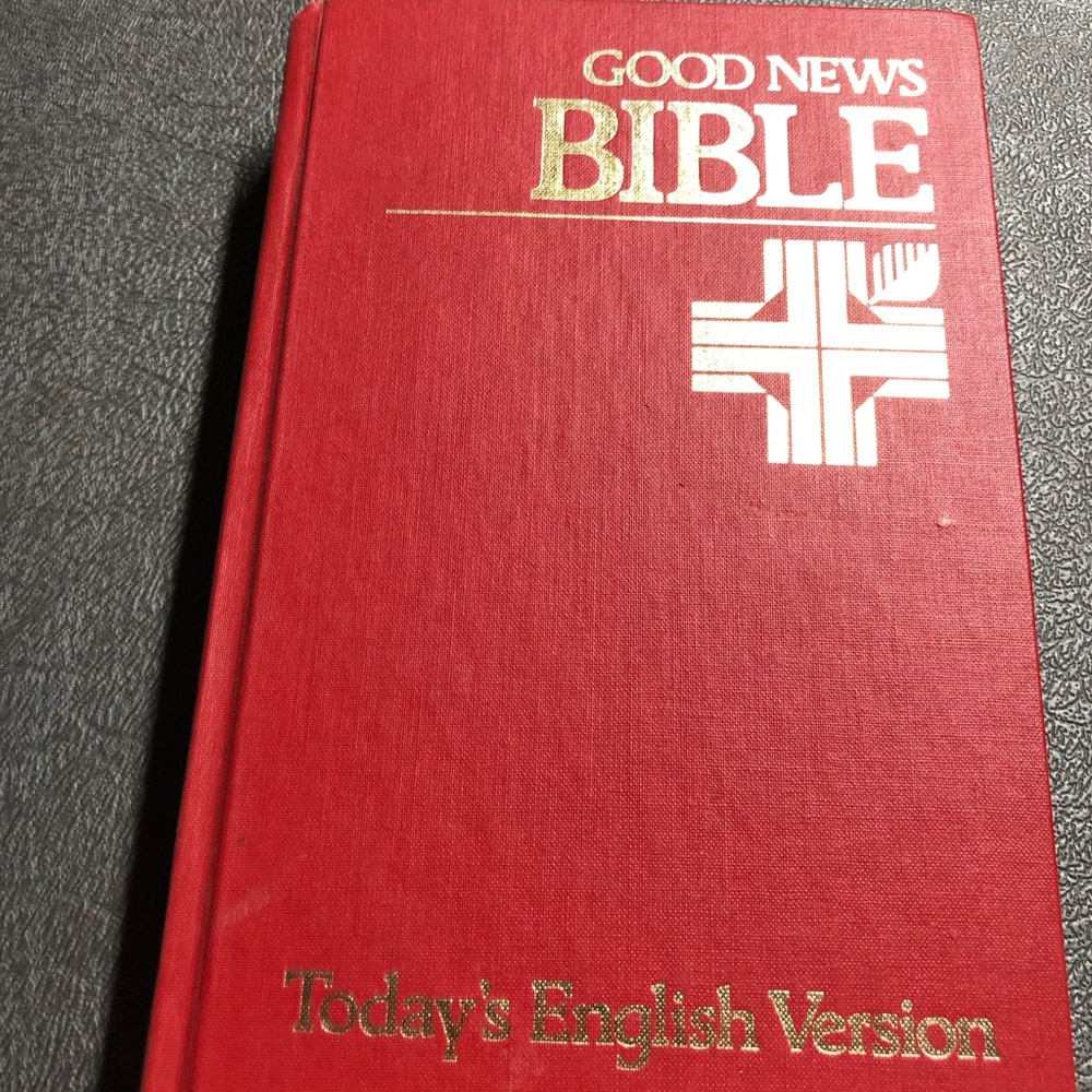 Good News Bible Today’s English Version Hardcover - Red